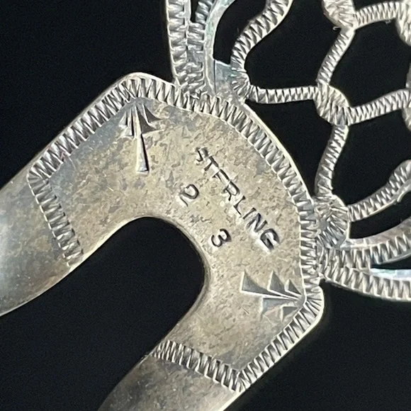 Sterling silver 1900’s Hair Comb Peinetta Accessory - Picture 3 of 16